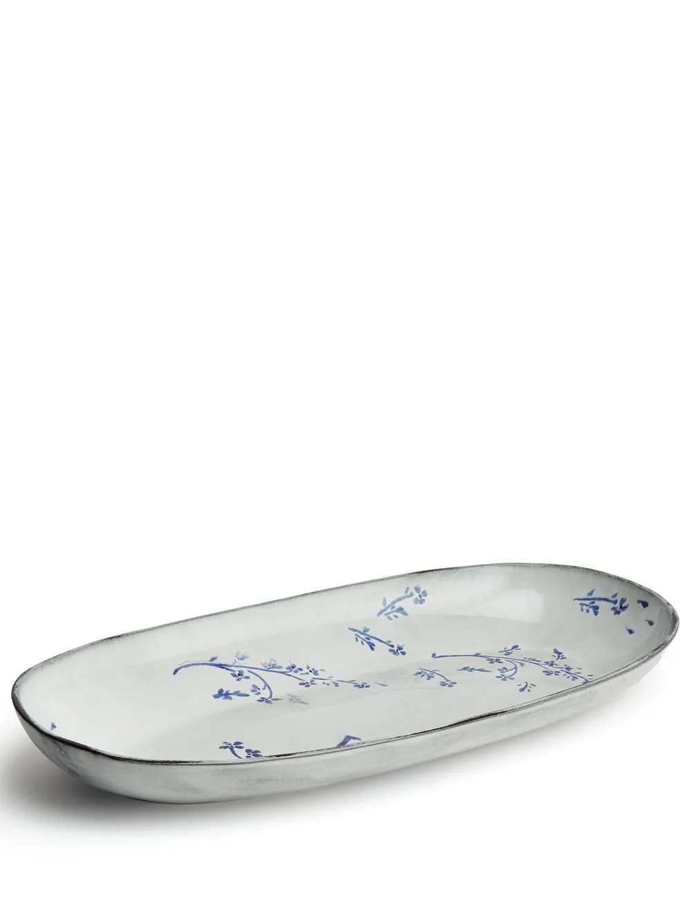 

Soho Home Everly floral-print serving platter - Grey