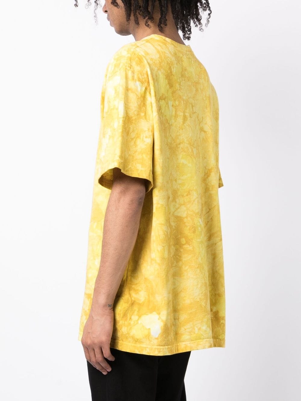 Shop Alchemist Tie Dye-print Cotton T-shirt In Gelb