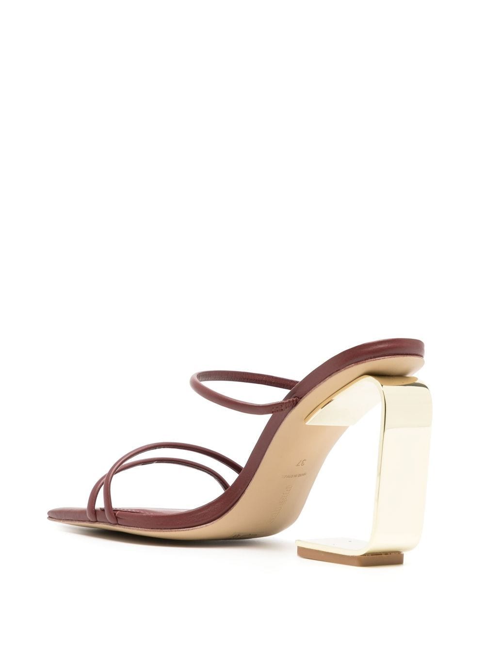 Shop Cult Gaia Sculpted Heel Sandals In Braun