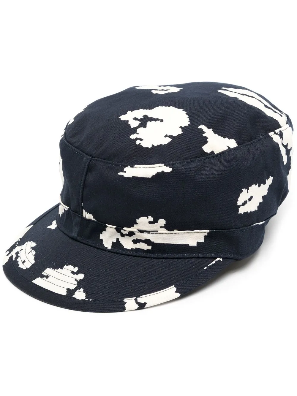 

Undercover abstract-print hat - Blue