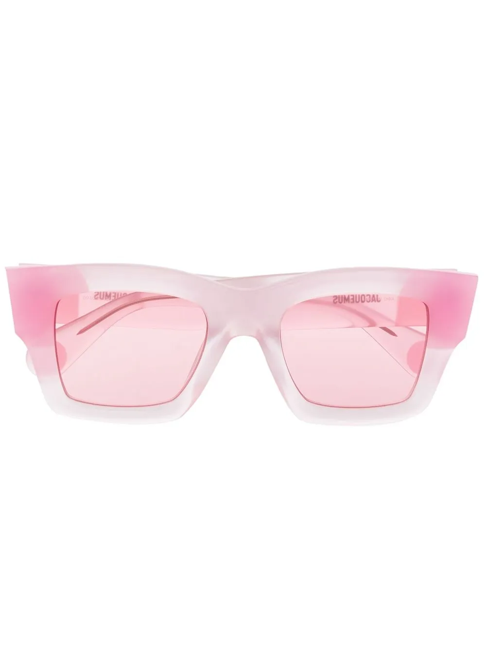 

Jacquemus Les Lunettes Baci square-frame sunglasses - Pink