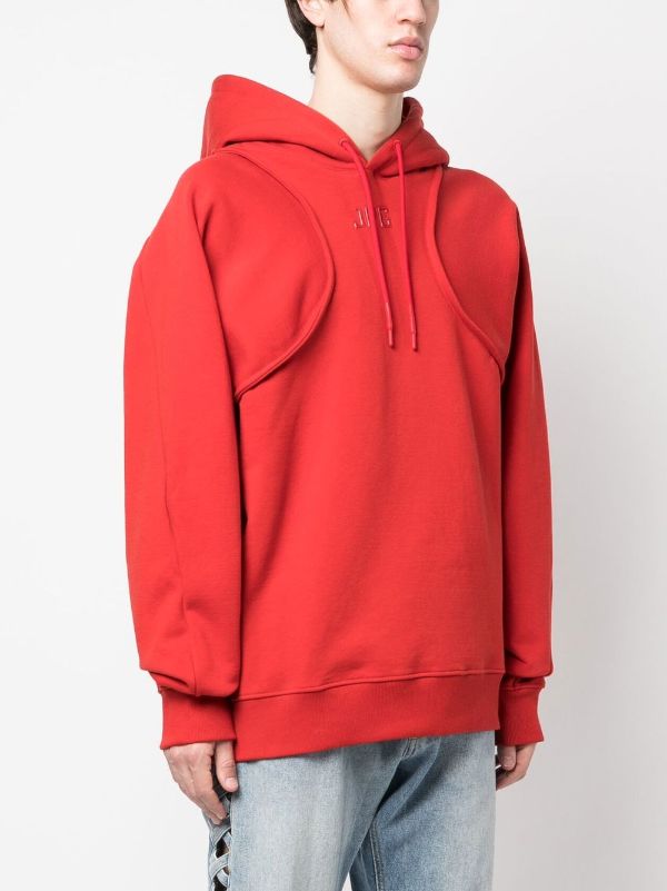 Jean Paul Gaultier embossed-logo Drawstring Hoodie - Farfetch