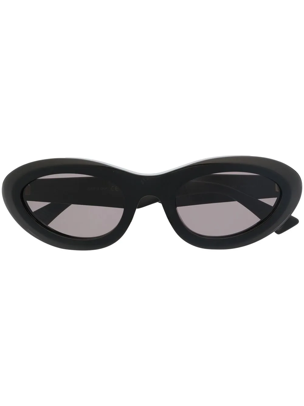 

Bottega Veneta Eyewear logo plaque cat-eye sunglasses - Black