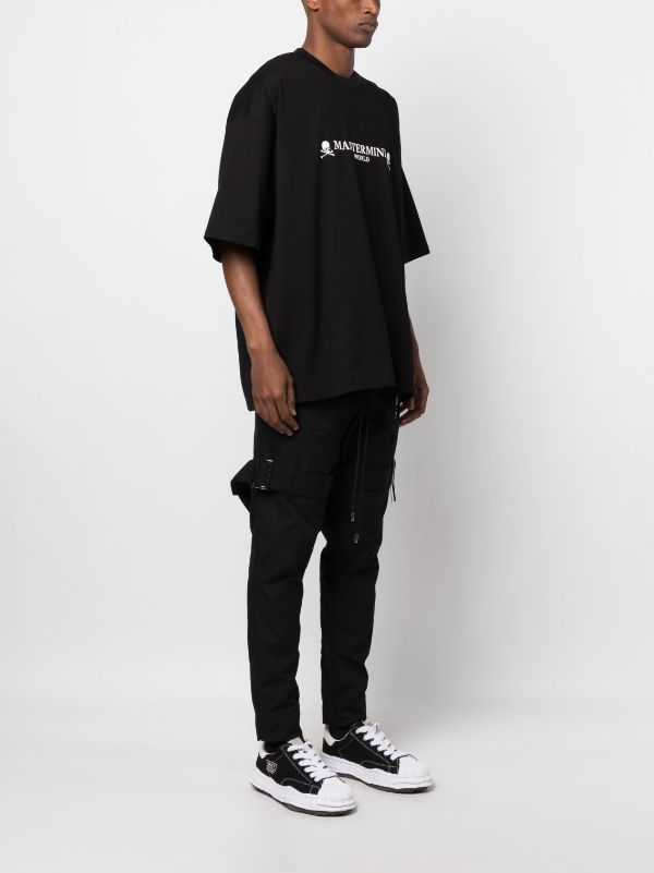 Mastermind World skull-print Drawstring T-shirt - Farfetch