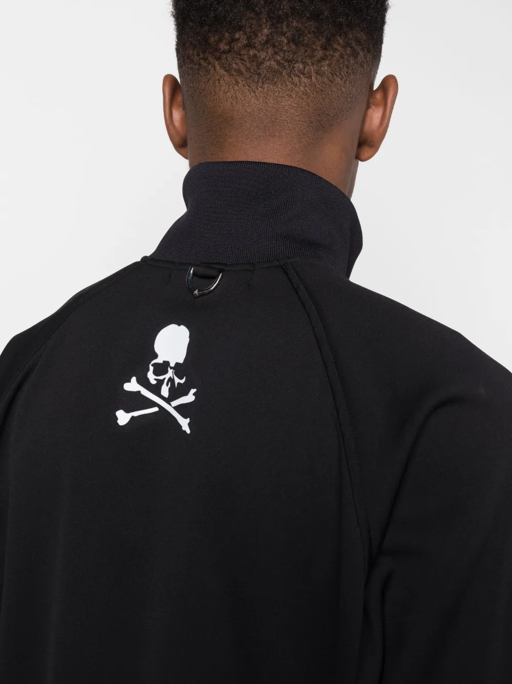 Shop Mastermind Japan Skull-print Track Jacket In Schwarz