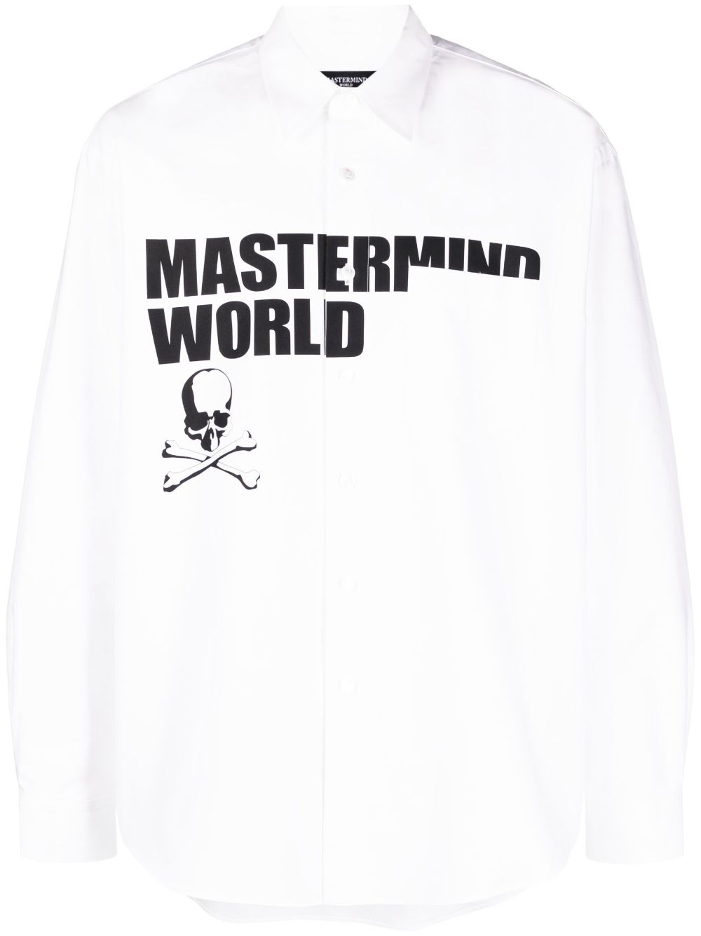 Mastermind Japan logo-print Cotton Shirt - Farfetch