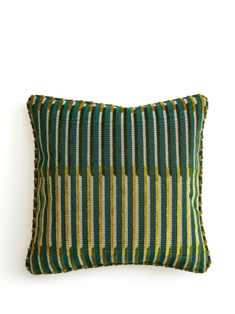 Soho Home striped velvet cushion 