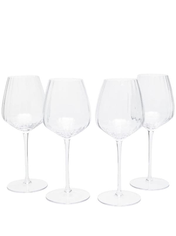 Fluted Wine Glass, Set of Four - Soho Home