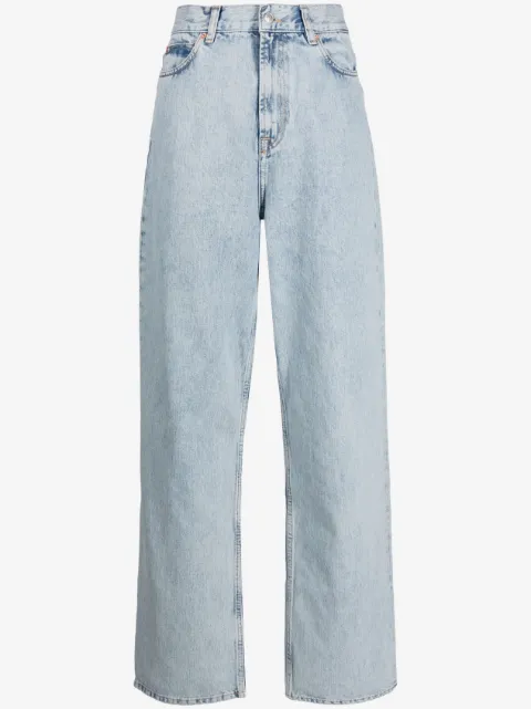 WARDROBE.NYC jeans rectos con tiro bajo
