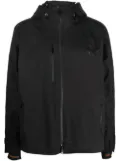 Zegna zipped-up hooded jacket - Black