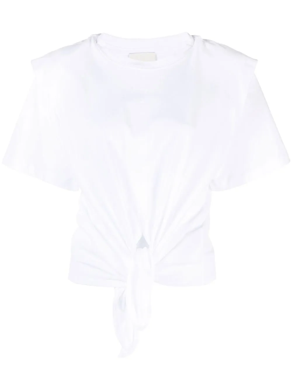 

Isabel Marant tied-waist short-sleeved T-shirt - White