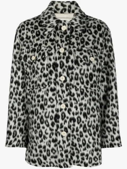 ISABEL MARANT surchemise Odelino à imprimé léopard