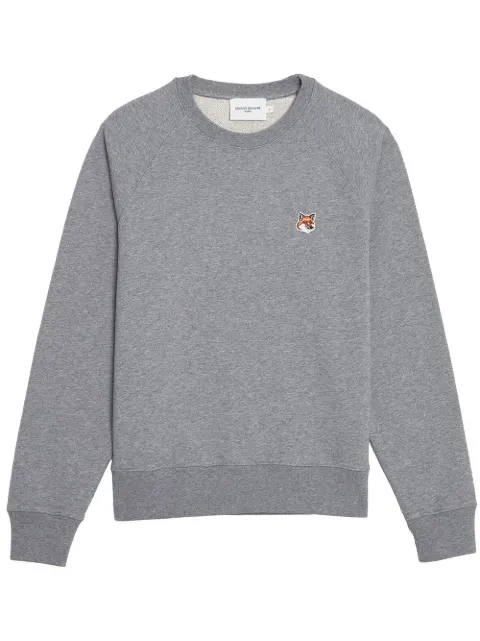 Maison Kitsuné fox head patch-detail sweatshirt