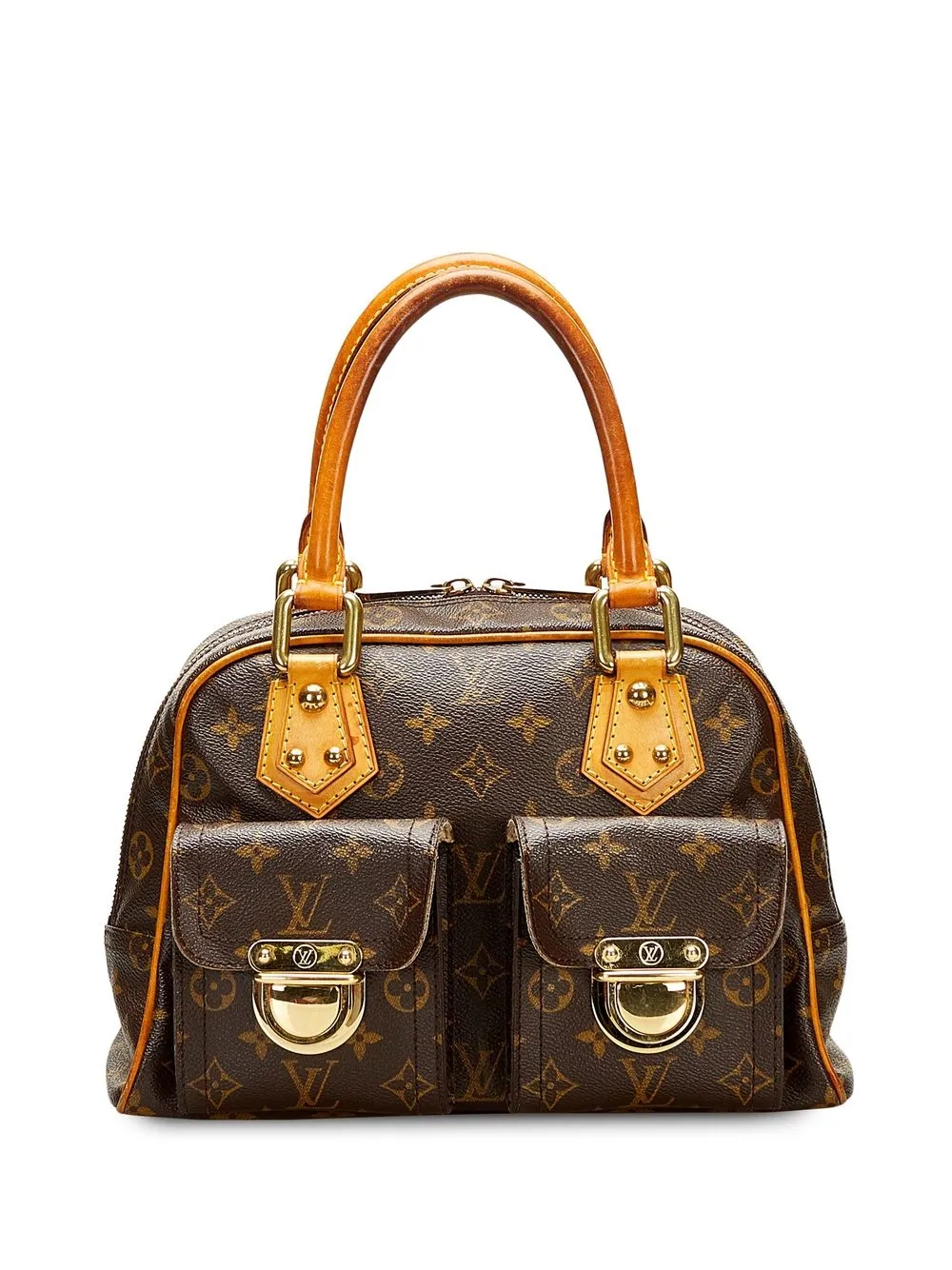 

Louis Vuitton bolsa con asa Manhattan PM pre-owned - Marrón