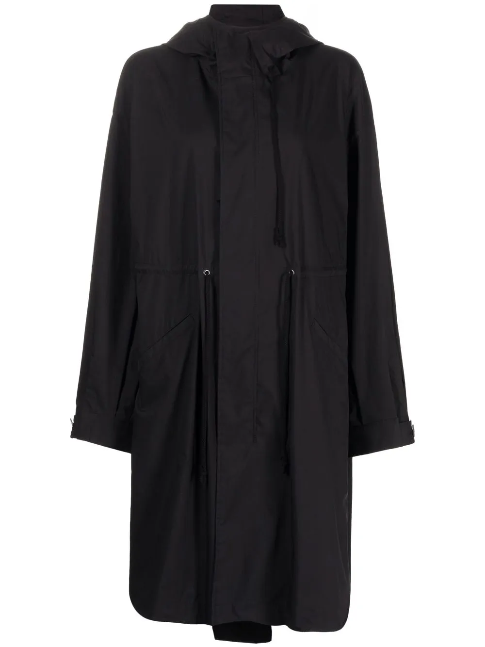 

Yohji Yamamoto R-hoodie Mods coat - Black