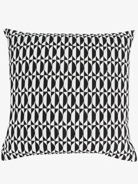 Fornasetti geometric outdoor cushion