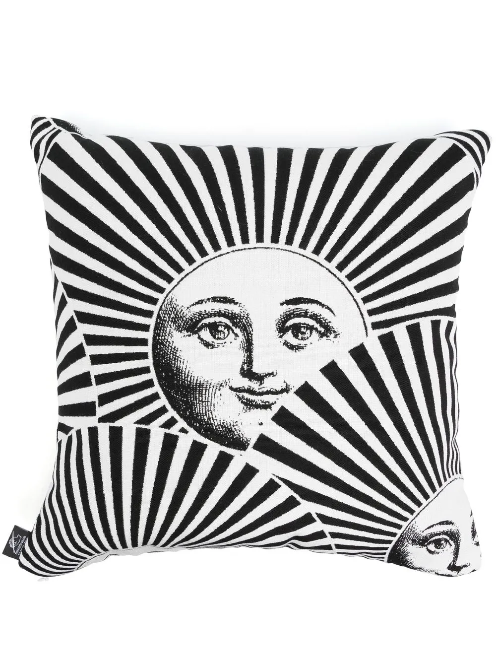 

Fornasetti Sole square-shaped cushion - White