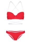 Noire Swimwear balconette two-piece bikini set - Red