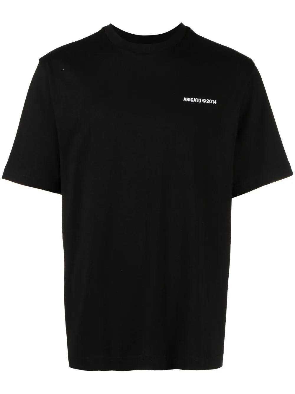 

Axel Arigato logo-print organic-cotton T-shirt - Black