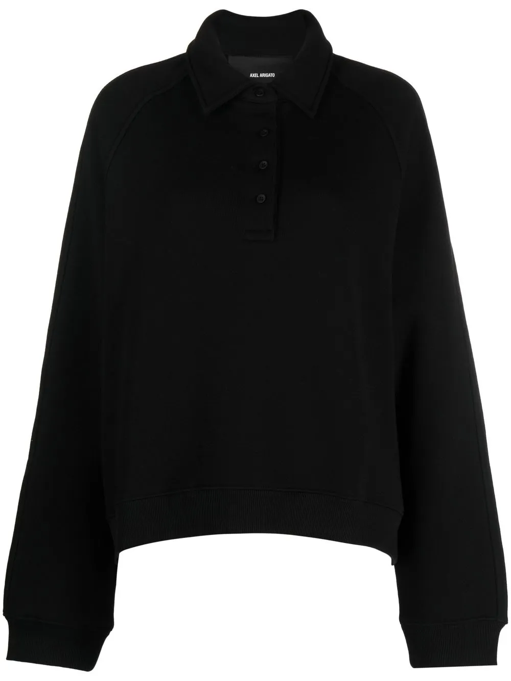 

Axel Arigato sudadera con cuello de playera tipo polo - Negro