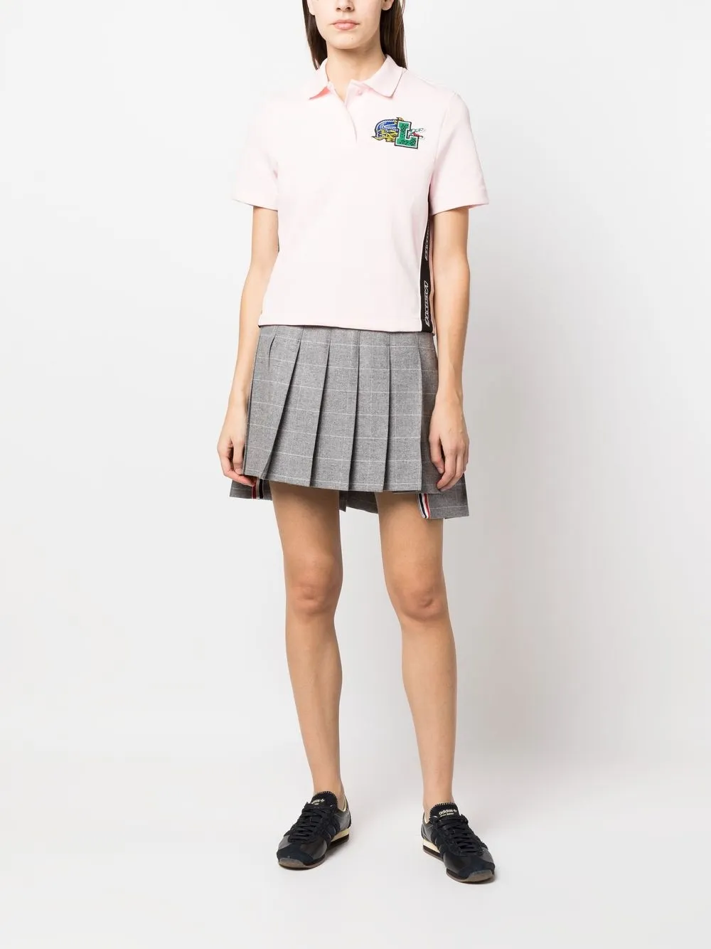Lacoste Poloshirt met logopatch - Roze