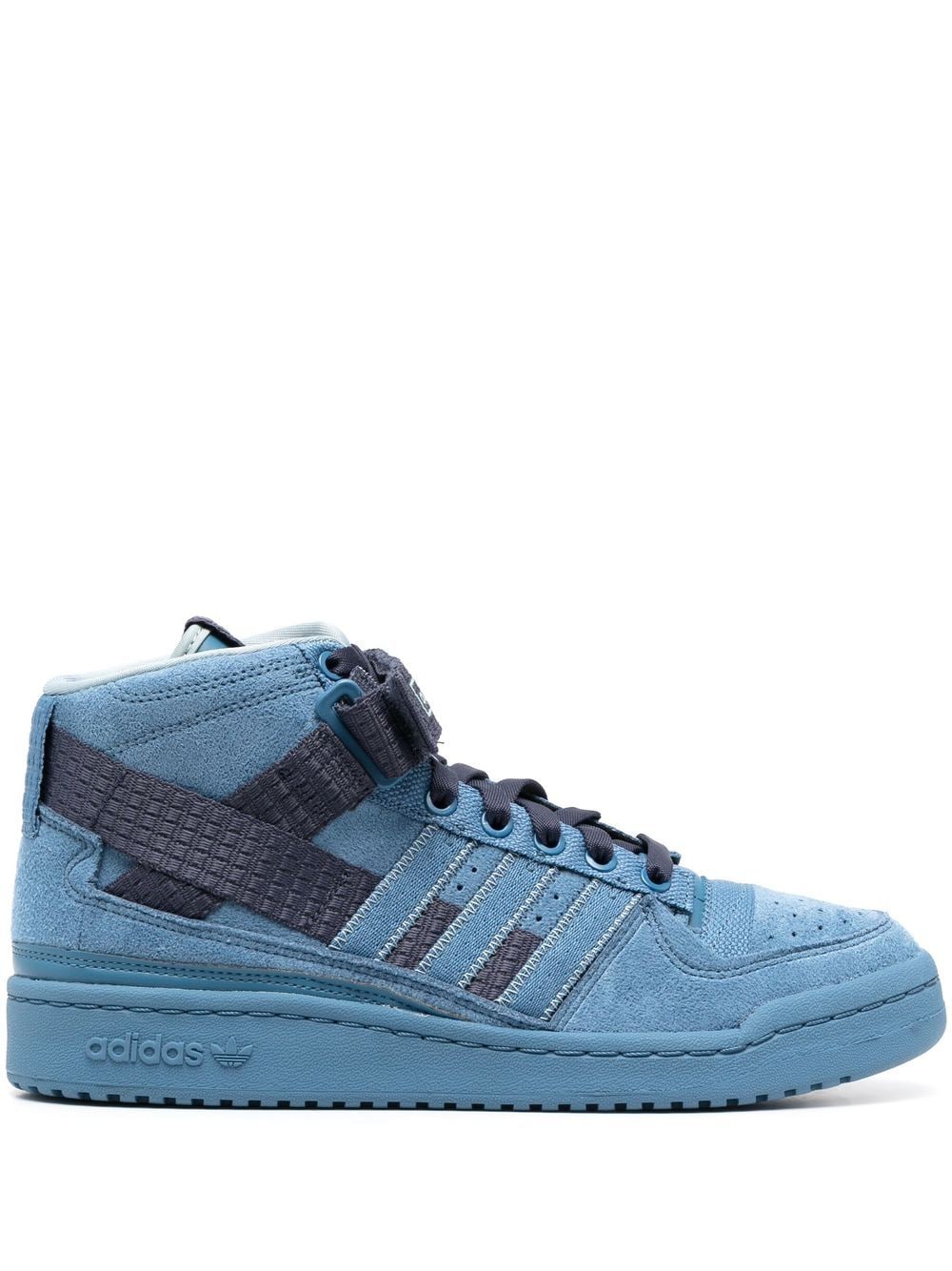 Adidas Originals Forum Mid Parley High-top Sneakers In 蓝色