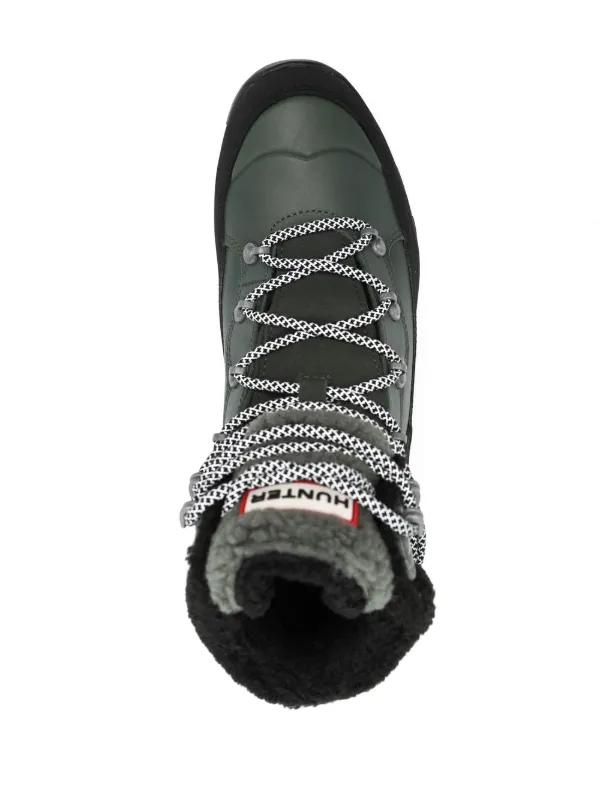 Hunter lace up boots womens clearance