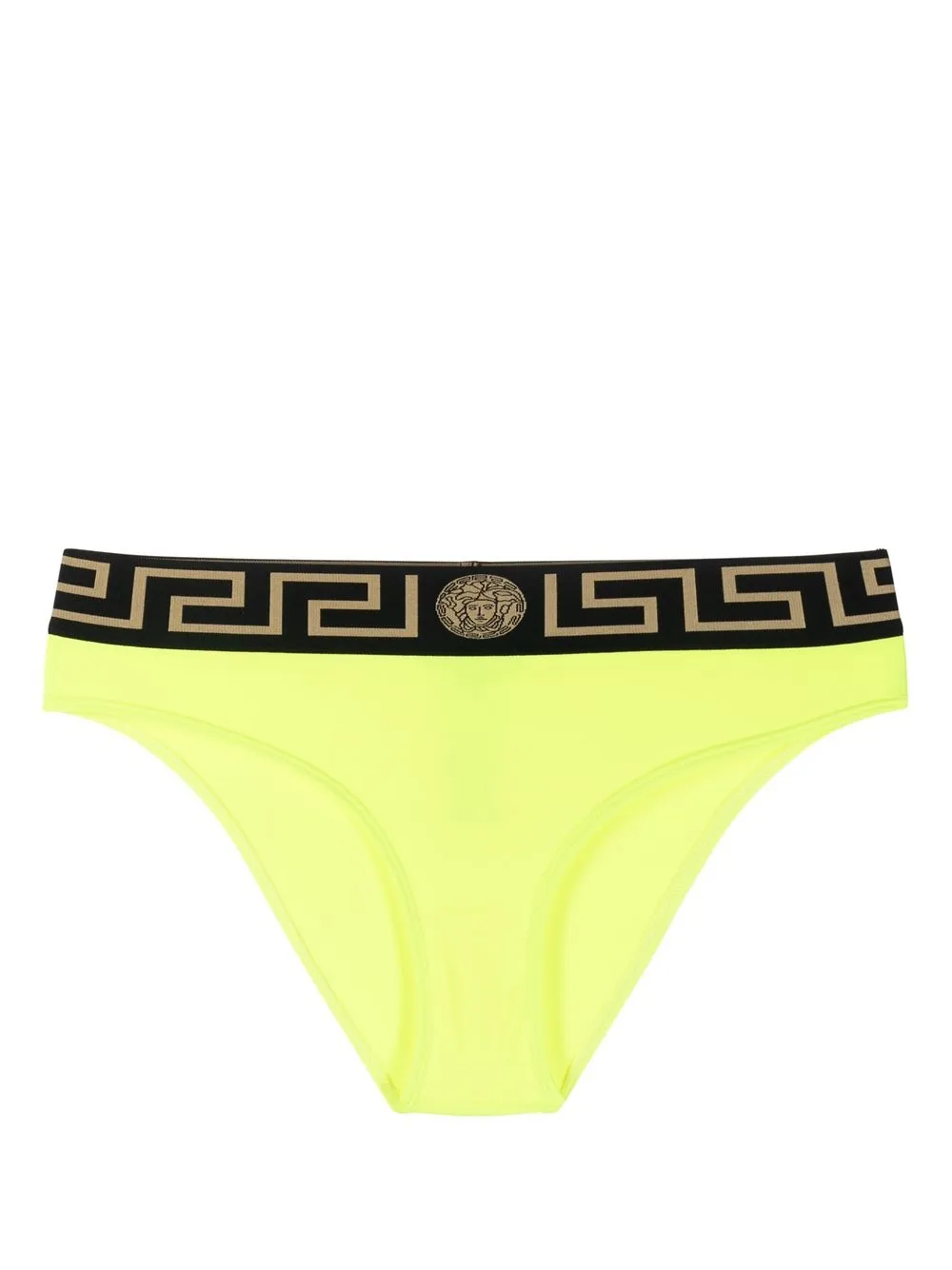 

Versace La Greca print bikini bottoms - Yellow