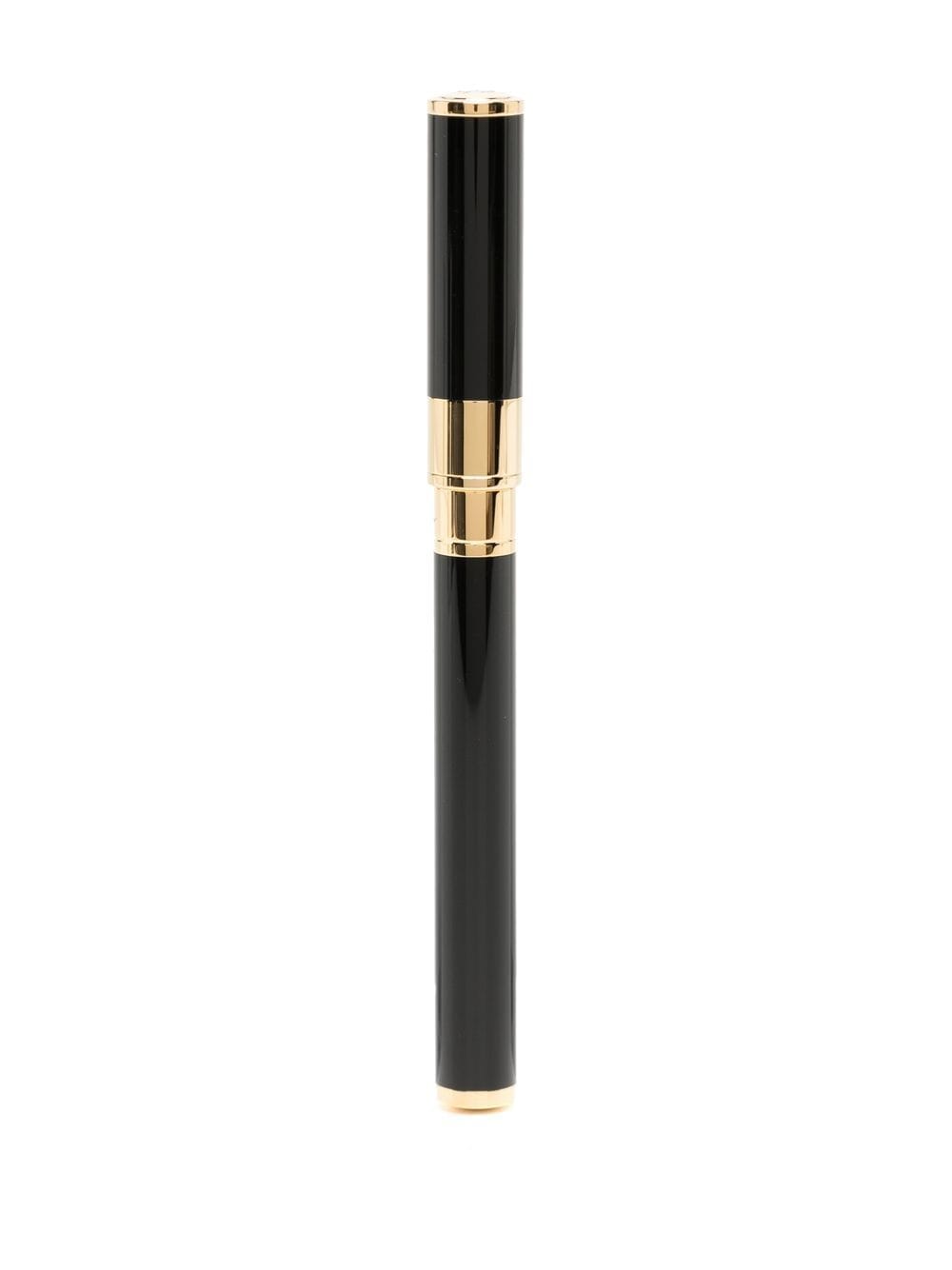 Shop St Dupont D-initial Fountain Pen In Black