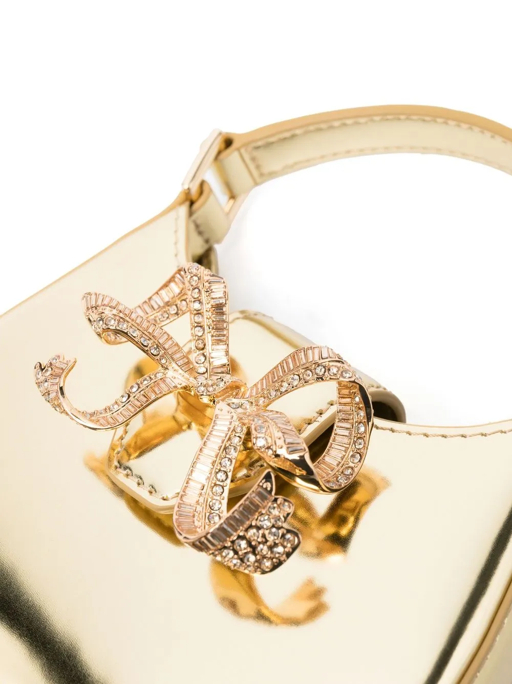 SelfPortrait Crescent Bow Mini Bag Farfetch