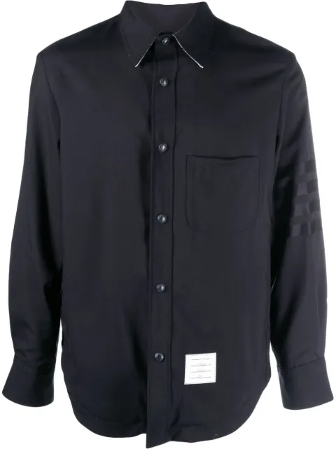 Thom Browne camisa con detalle de rayas