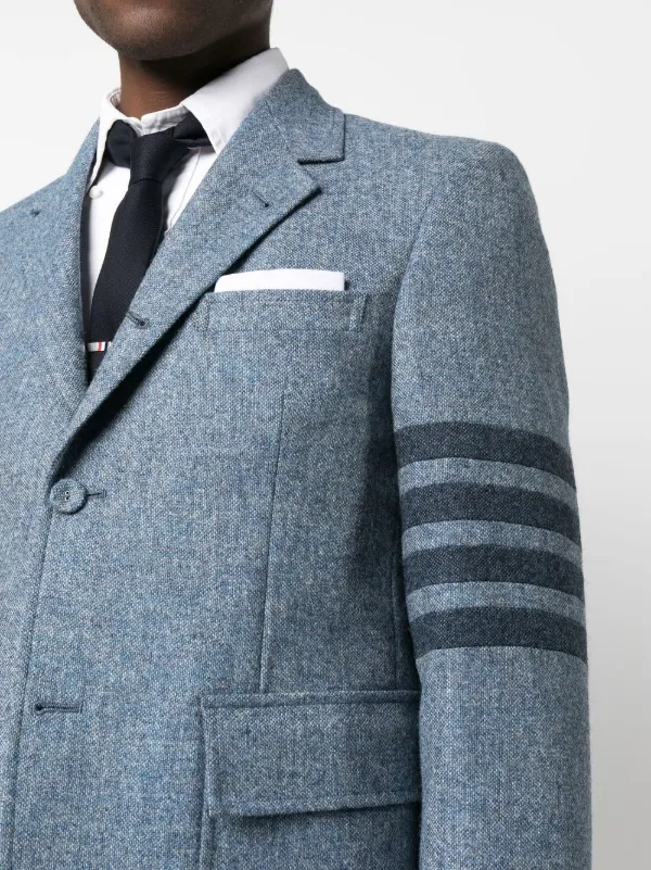 Thom Browne ストライプ シングルジャケット | ブルー | FARFETCH JP