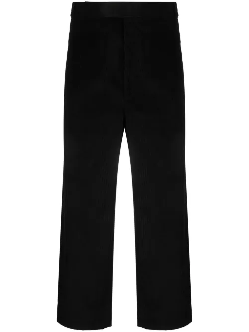 Pantalon en velours côtelé à bande tricolore - Thom Browne - Modalova