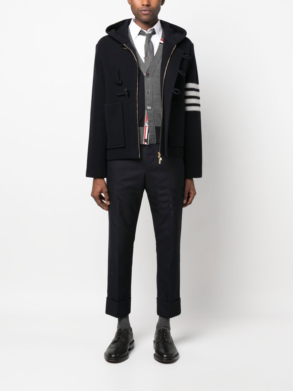 Thom Browne Jack met capuchon - Blauw