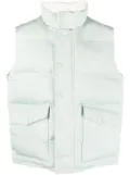 Alexander McQueen logo-print gilet - Green