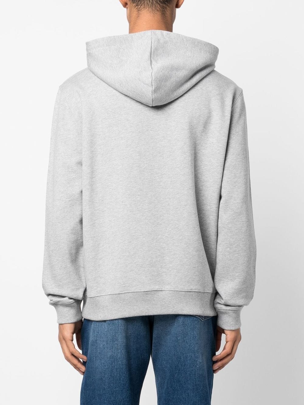 Shop Axel Arigato Catch Logo Patch Hoodie In Grau