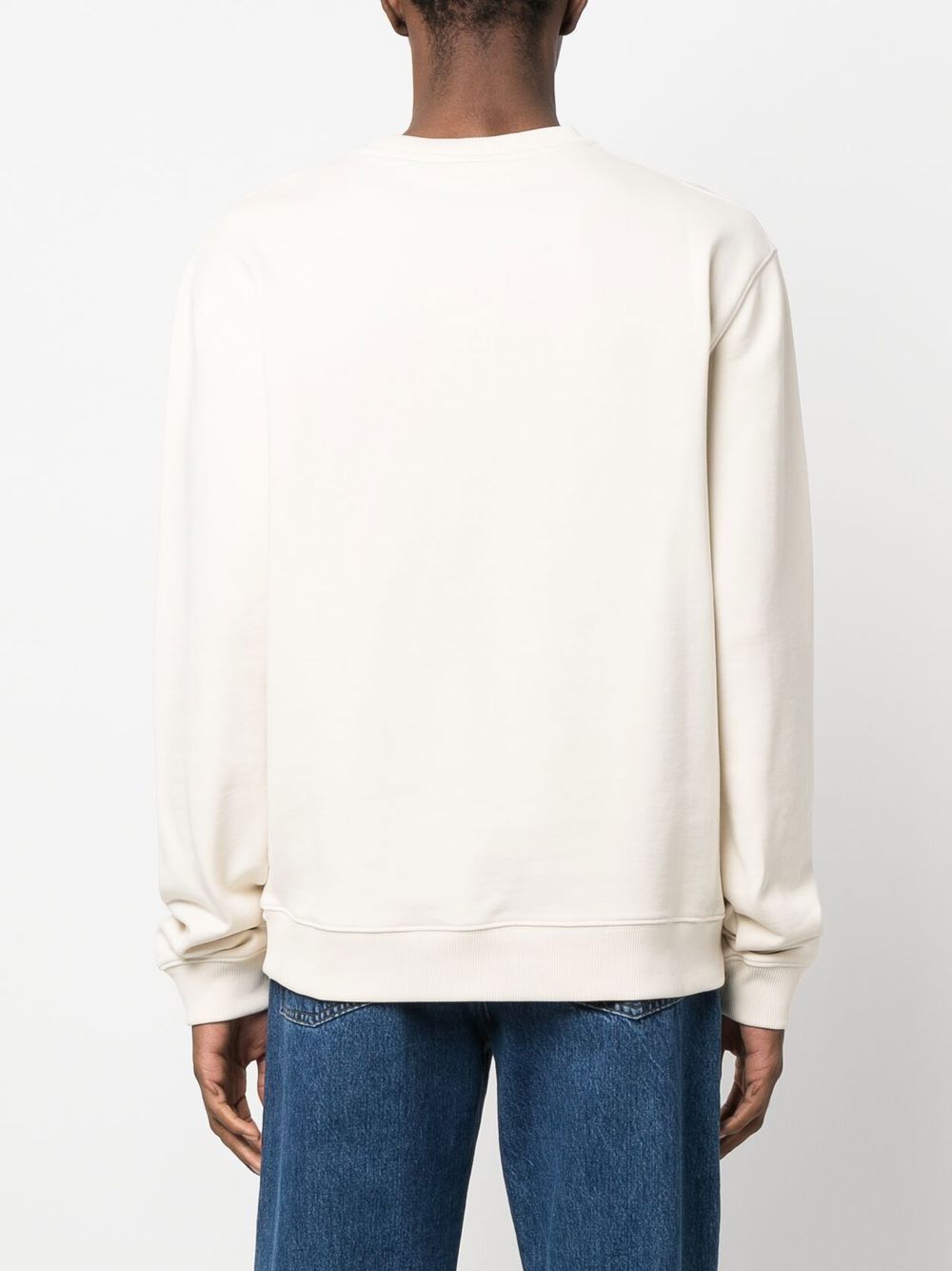 Shop Axel Arigato Axel Arc Appliqué Sweatshirt In Nude