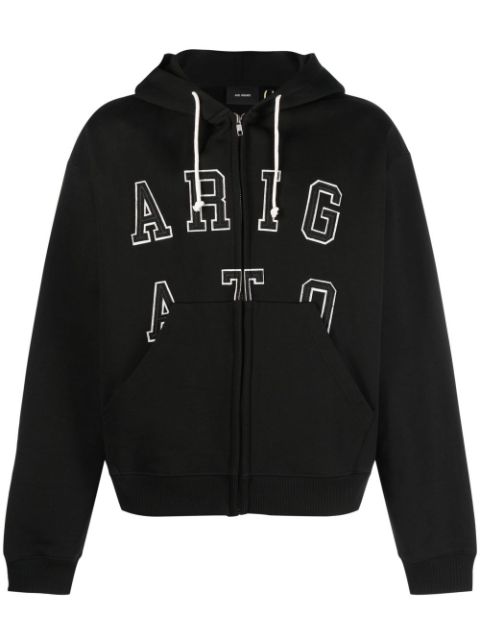 Axel Arigato logo-lettering hoodie Men