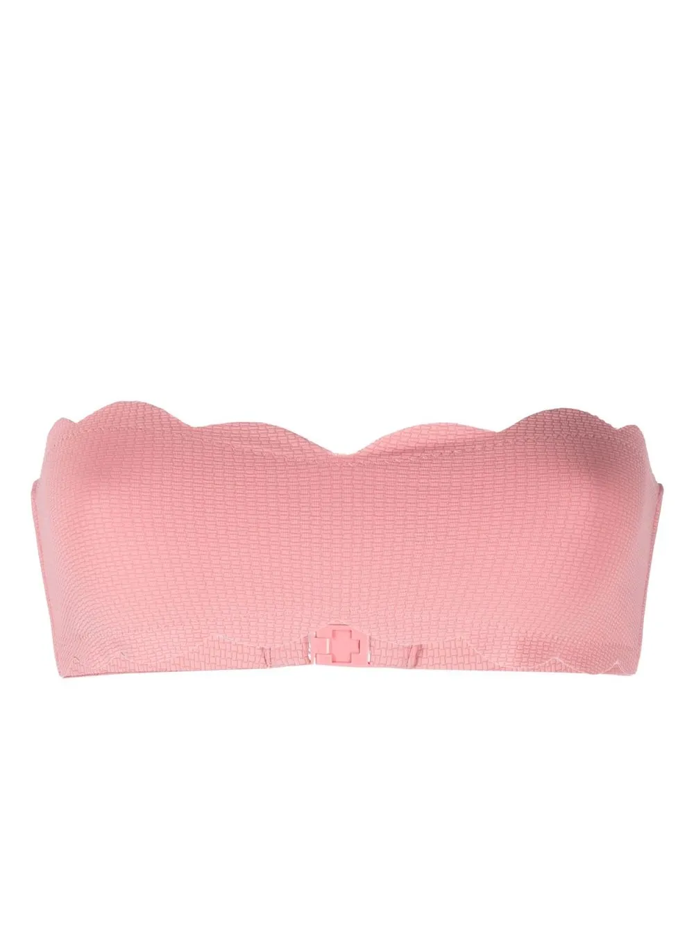 

Marysia scalloped-edge detail bikini top - PINK SANDS