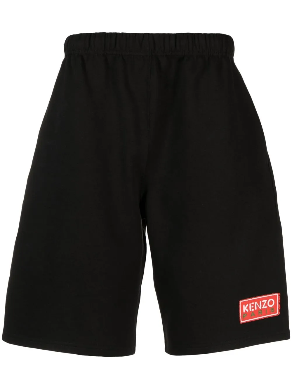 

Kenzo logo-patch detail bermuda shorts - Black