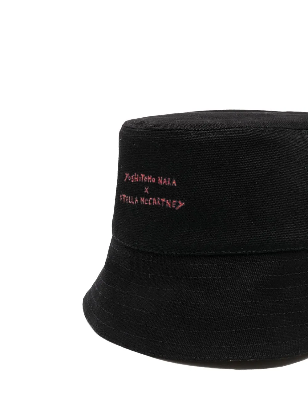 Stella McCartney x Yoshitimo Nara vissershoed met tekst - Zwart