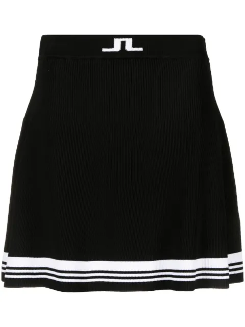 J.Lindeberg Frida striped knitted miniskirt