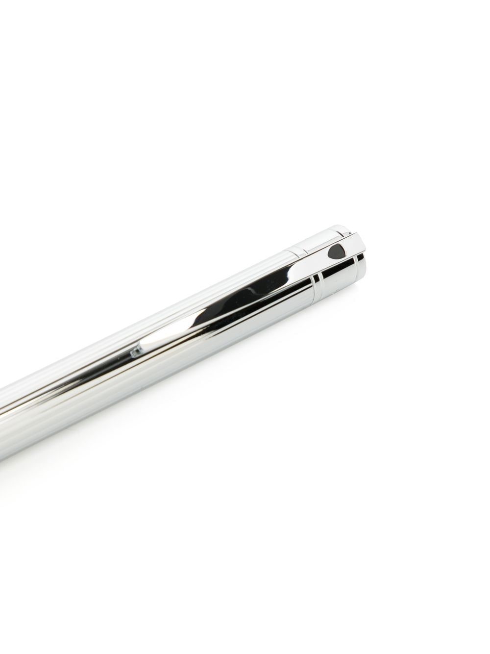 Shop St Dupont D-initial Ballpoint Pen In Silver