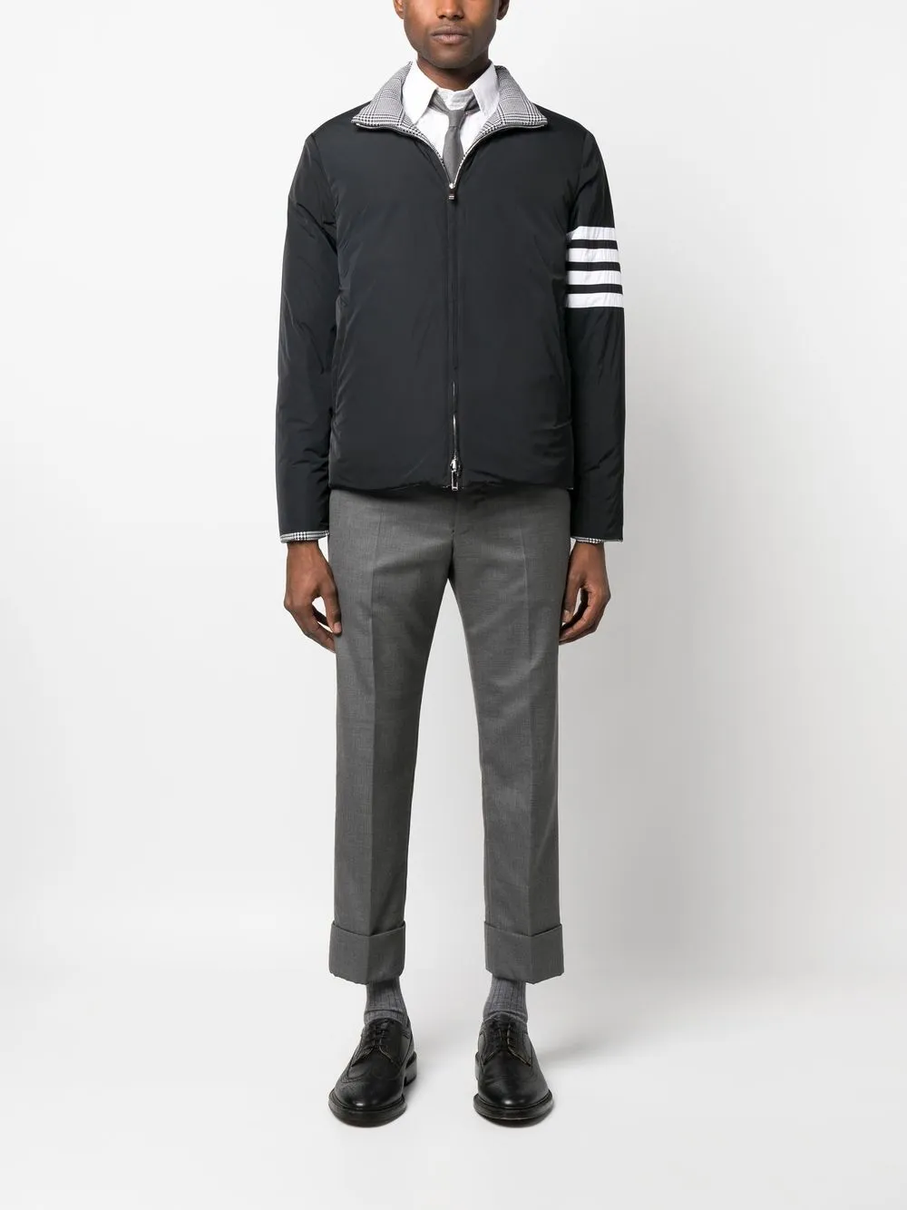 THOM BROWNE アンカー刺繍ジップアップジャケット THOM BROWNE トムブラウン BROWNE. ジップアップ パーカ HOODIE