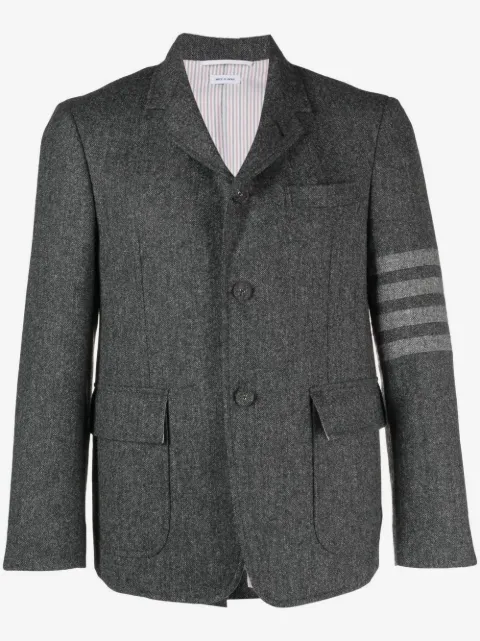 Thom Browne blazer con rayas estampadas y botones
