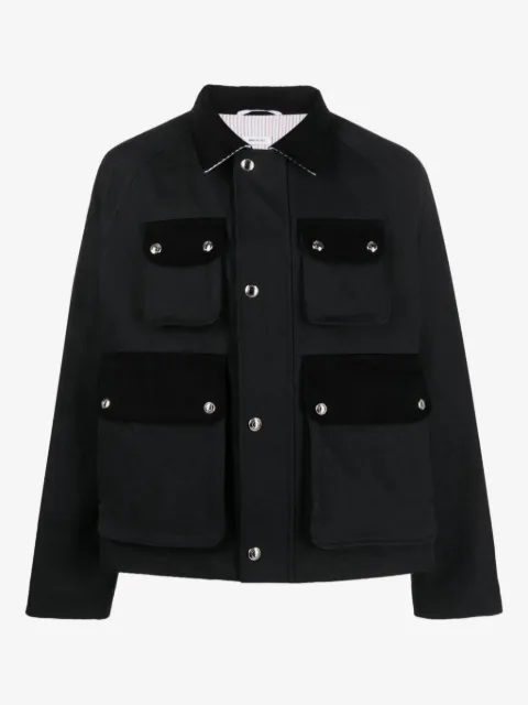 Thom Browne veste crop à poches multiples