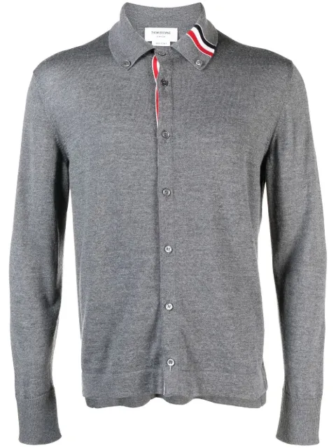 Thom Browne RWB-stripe virgin-wool cardigan