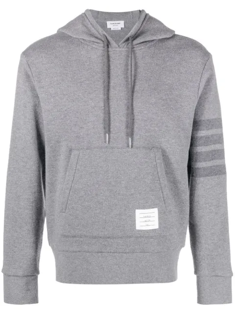 Thom Browne hoodie con motivo de rayas 
