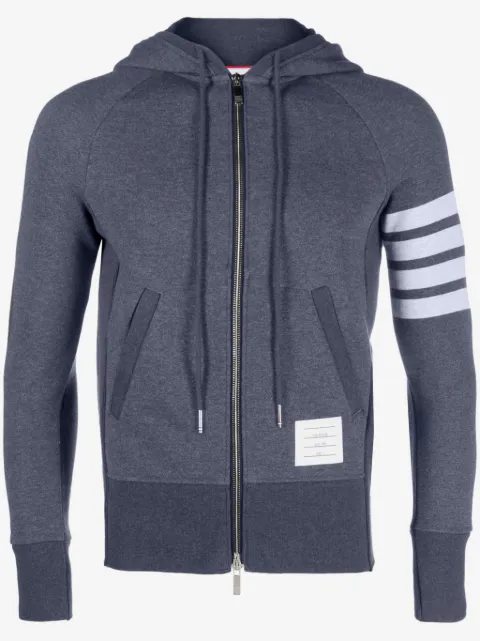 Thom Browne signature 4-bar stripe hoodie
