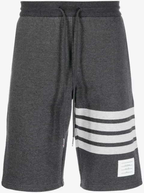 Thom Browne شورت رياضي مزين بخطوط